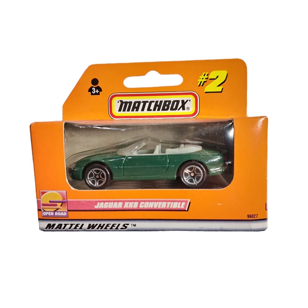 Matchbox Green Jaguar‎ XK8 Convertible Mattel Wheels